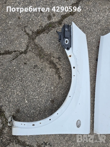 Калник ляв десен бял за Opel Combo / Corsa C / Опел Комбо / Корса Ц, снимка 2 - Части - 54015919