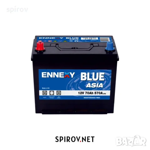 Акумулатор Ennexy Blue Asia JIS 12V 70AH 570A (L+)