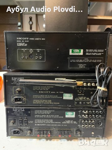 Scott A-426 Усилвател  Scott T-526L Радио Skott CD-67 Касетефон  Сет Rack system , снимка 8 - Ресийвъри, усилватели, смесителни пултове - 44461372