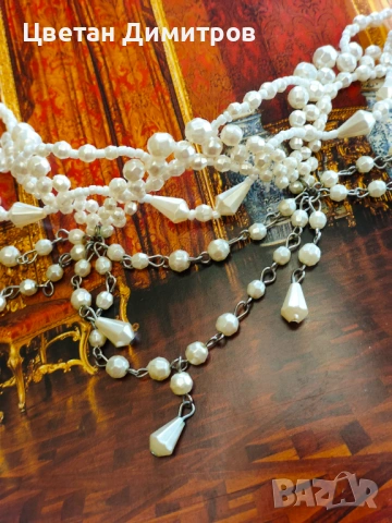 Стилно готик колие/чокър  Ръчна изработка , снимка 10 - Колиета, медальони, синджири - 53269869