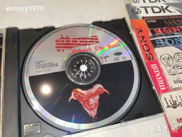 SAXON CD 0202261320, снимка 16 - CD дискове - 53321815