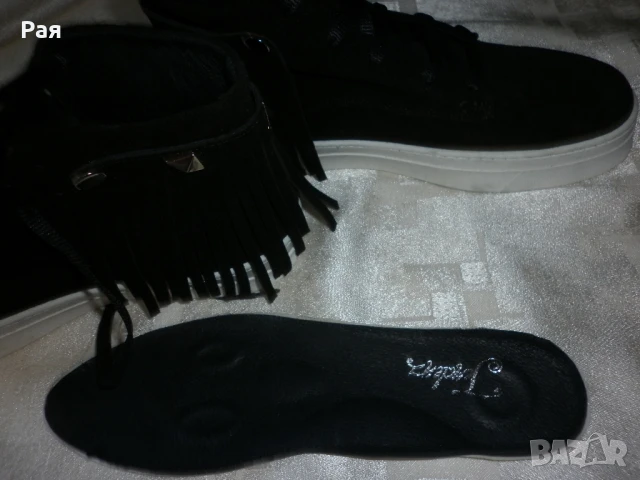 Дамски кожени кецове Тенденз, снимка 13 - Дамски ежедневни обувки - 50755379