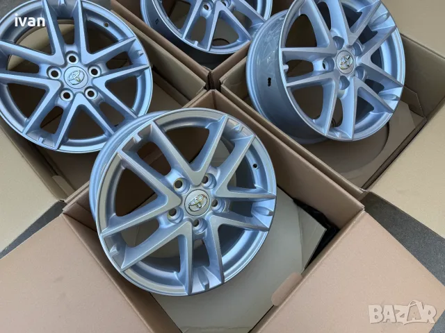 4бр. чисто нови оригинални алуминиеви джанти TOYOTA 16'' 5x114.3 , централен отвор 60.1 , ET45, 6.5J, снимка 4 - Гуми и джанти - 43472555