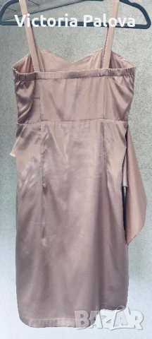 Парти ( коктейлна)рокля цвят пепел от рози  VILA Дания , снимка 6 - Рокли - 50476897