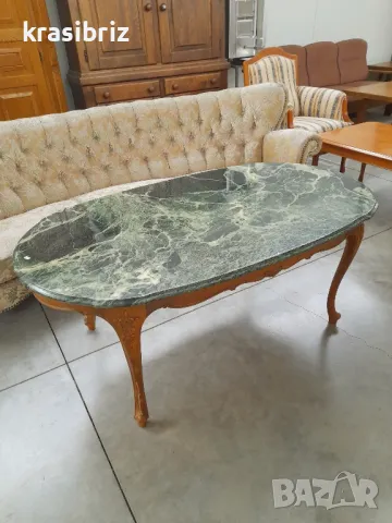 Барокова Маса с Мраморен Плот-внос от Германия!, снимка 3 - Маси - 47953719