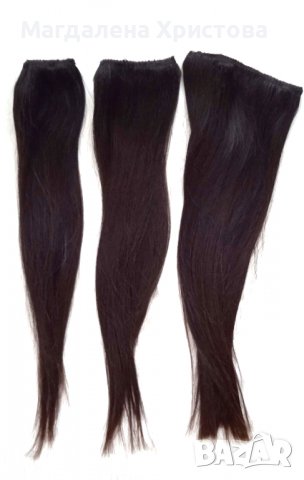 Естествена коса на треси 150 гр., снимка 1 - Аксесоари за коса - 38172231