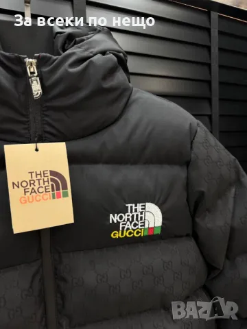 Мъжко зимно яке със силиконов пълнеж и бродирано лого The North Face - Различни цветове Код A214, снимка 5 - Якета - 47741603