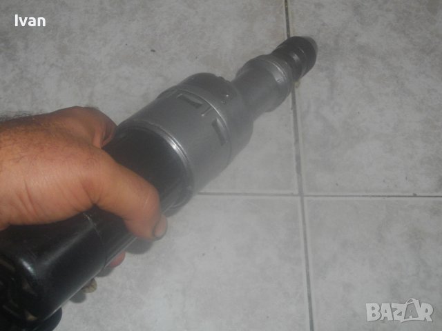 Немски Старо Качество Прав Шлайф-BOSCH-GEMANY-220 Волта/110 Вата-ф10мм-Отличен-360мм-Алумин/Бакелит, снимка 15 - Други инструменти - 42427812