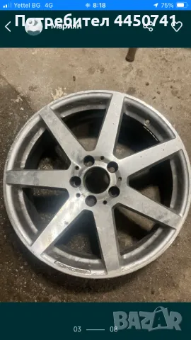 Продавам за Мерцедес w204 джанти АМГ спорт пакет 18”, снимка 3 - Гуми и джанти - 49982436