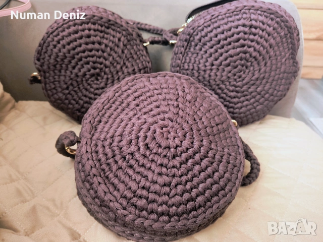 Дамска плетена чанта , снимка 3 - Чанти - 54323302