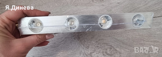 Триъгълна лампа за стена , снимка 5 - Лампи за стена - 52806299