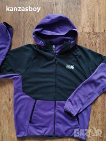 mountain hardwear grid fleece jacket - страхотно мъжко яке КАТО НОВО Л, снимка 5 - Якета - 53203747