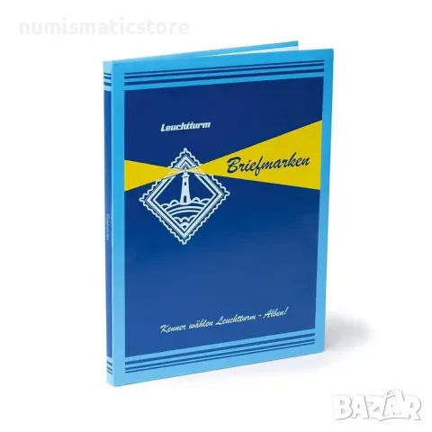 Leuchtturm RETRO - класьор за марки с 8 бели листа / 16 страници А4