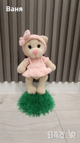 Плетено мече, снимка 6 - Плюшени играчки - 52260171