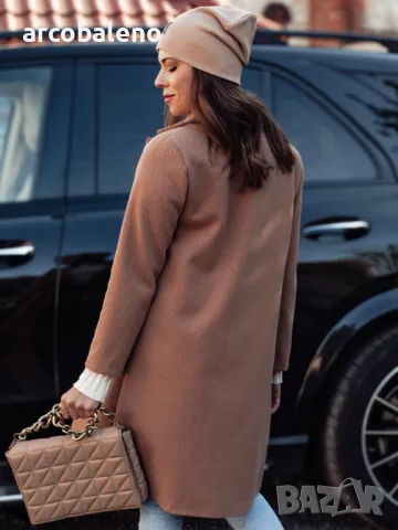 MODELOVA Дамско дълго палто oversize, 3цвята , снимка 8 - Палта, манта - 47646188