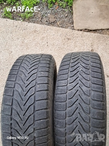 Продавам 2 железни джанти с гуми 4x108 63.4мм за форд