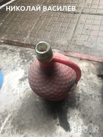 Продава  дамаджанче  ., снимка 2 - Антикварни и старинни предмети - 54113459