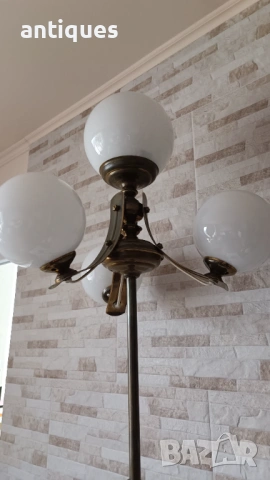 Стара месингова лампа - лампион - немски - Антика, снимка 7 - Антикварни и старинни предмети - 53005629