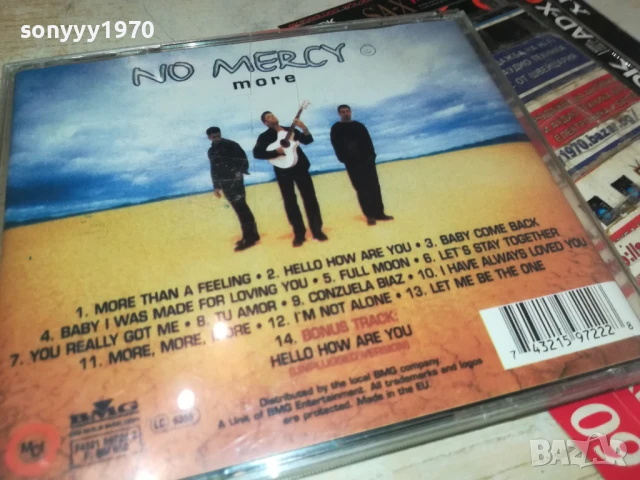 NO MERCY CD 1308251627, снимка 12 - CD дискове - 51354958