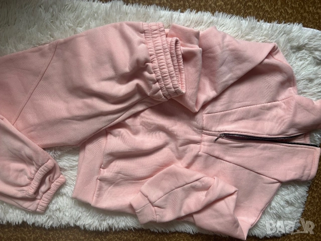 Памучен сет в розово спортен комплект, снимка 4 - Спортни екипи - 53952573