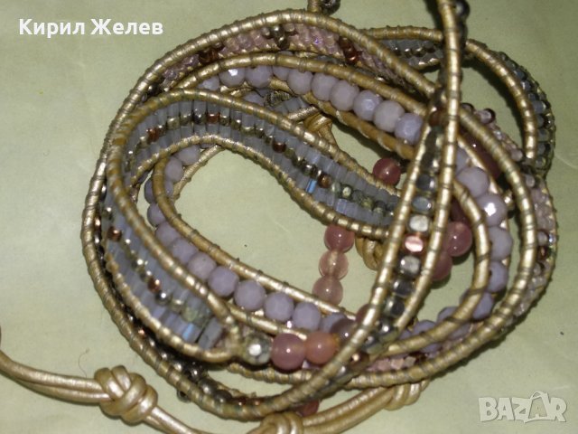 МОДНО КРАСИВО ДАМСКО ФИНО АРТ КОЛАНЧЕ с ПОЛУСКЪПОЦЕННИ КАМЪНИ и МЪНИСТА 34670, снимка 9 - Колани - 39177895