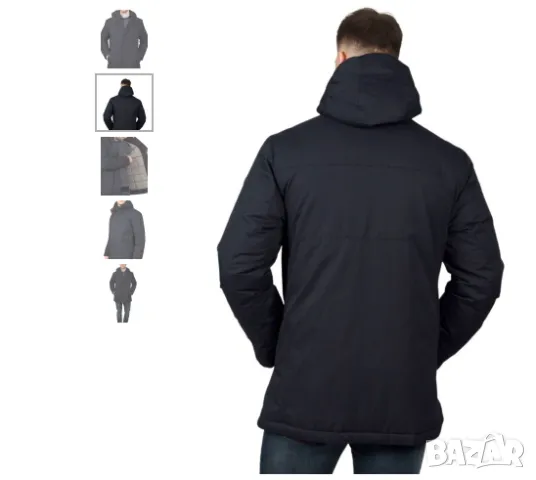 Bugatti Пухено яке / палто   размер 50 -  S -М  мъжко , снимка 6 - Якета - 48709264