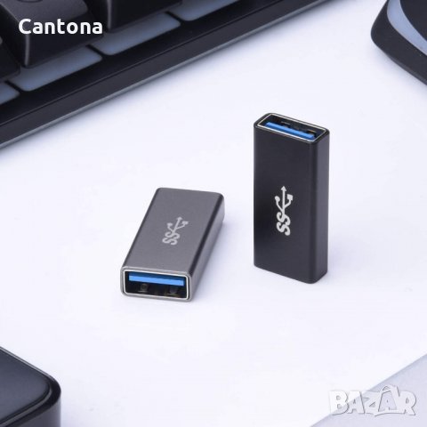 USB 3.0 женско тип A към женско тип A, снимка 1 - USB кабели - 33913384