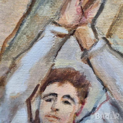 Картина "Шипченската битка (август 1877)"-ръчно рисувана на платно от Люб.Петров 2009г., снимка 4 - Картини - 47776845