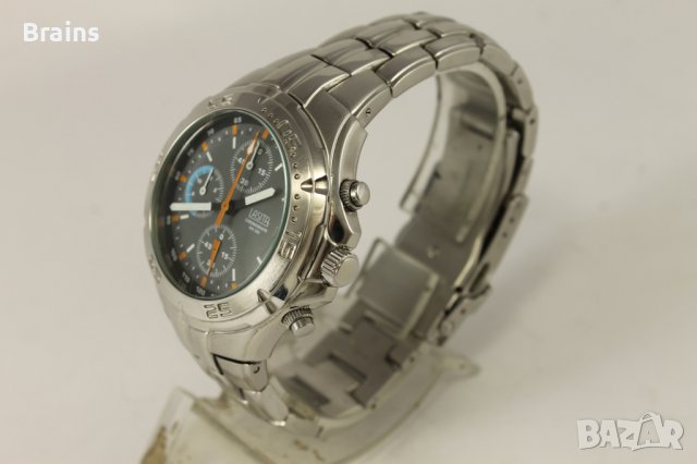 LASITA Chronograph Мъжки Стоманен Кварцов Часовник, снимка 5 - Мъжки - 38216934