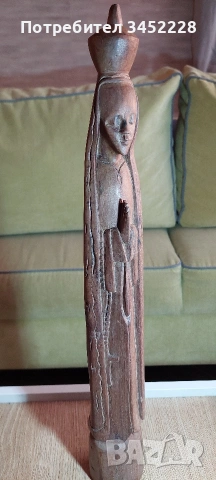 дърворезба масив за ценители височина 48см , снимка 6 - Декорация за дома - 53133011