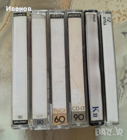 Aудио касети SONY и FUJI - Хром, снимка 3 - Аудио касети - 53985912