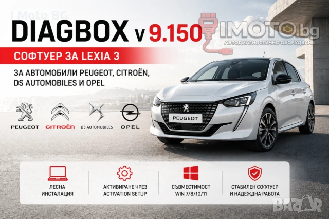 Diagbox 9.150 2023 Софтуер за Lexia 3 Full Chip
