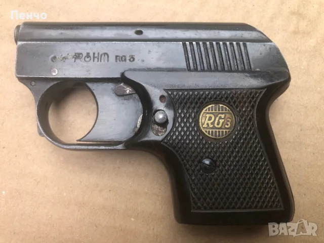 стар сигнален/стартов/ пистолет "ROHM" RG 3 - GERMANY, снимка 2 - Антикварни и старинни предмети - 51623024