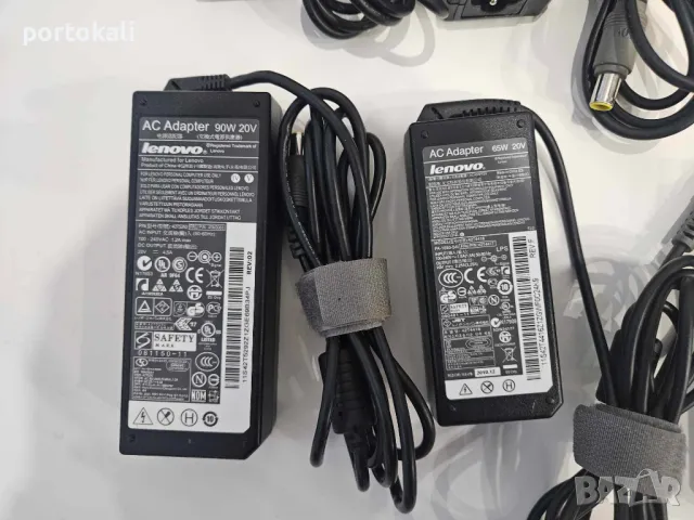 +Гаранция! Зарядно захранване захранващ адаптер Lenovo 20V 65W 90W кръгла букса, снимка 6 - Друга електроника - 50003023