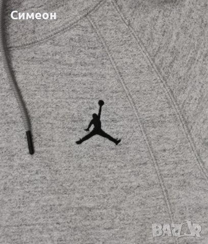 Jordan AIR Nike Jumpman Hoodie оригинално горнище S Найк памук суичър, снимка 4 - Спортни дрехи, екипи - 44157706