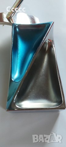 Пепелник  химикалка  и стойка за  нея от бял месинг , снимка 2 - Колекции - 34026439