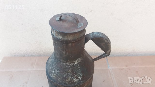 стар възрожденски гюм метален - 4 литров , снимка 4 - Антикварни и старинни предмети - 38571794