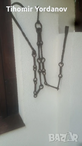 Верига за огнище от ковано желязо., снимка 8 - Антикварни и старинни предмети - 50966177