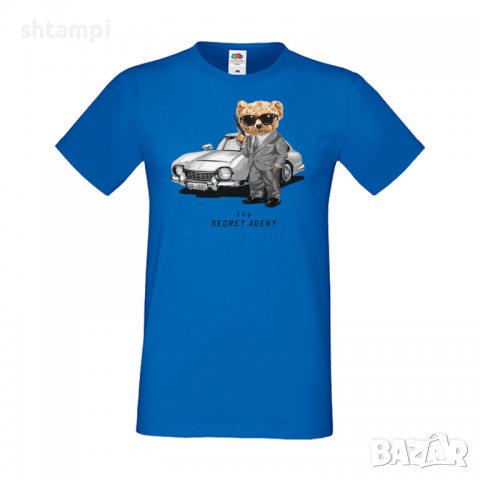 Мъжка тениска bear The Secret Agent, Мече,Меченце,Животно, Играчка,Изненада,Подарък,Повод,, снимка 9 - Тениски - 37295117
