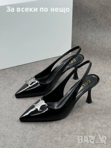 Celine Дамски Черни Обувки На Ток Селин Код E1301