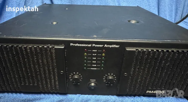 power amplifier PM4000 -2X2000 vata, снимка 3 - Ресийвъри, усилватели, смесителни пултове - 56539739