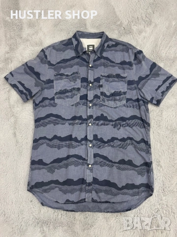 Мъжка риза G-STAR. Размер L, снимка 4 - Ризи - 54083203