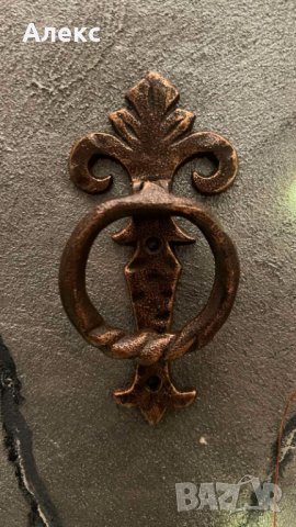 Чугунено мандало за врата, 16см, снимка 2 - Други стоки за дома - 44452075