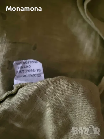 Памучни и ленени блузки с къс ръкав, снимка 4 - Тениски - 55749393