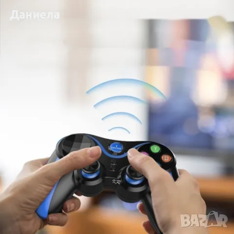 Безжичен геймпад с Bluetooth PSP39, снимка 2 - Клавиатури и мишки - 48522571
