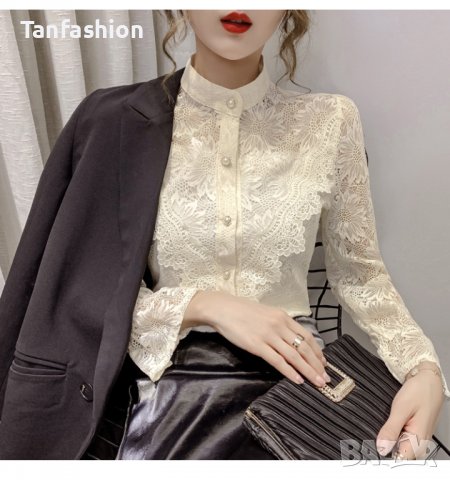 дамска дантелена риза