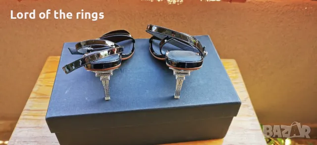 Оригинални маркови дамски обувки VETEMENTS Eiffel Tower - 37 номер, снимка 7 - Дамски елегантни обувки - 49992818