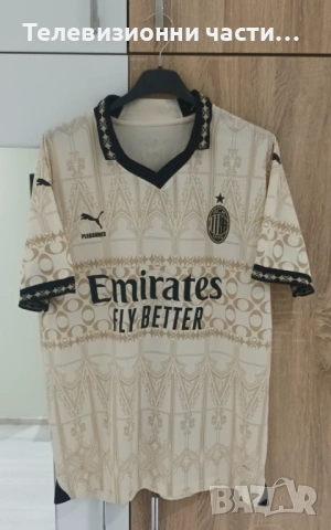 Футболна тениска AC Milan 2023/2024 трети екип Puma Pleasures 757035-01 размер L
