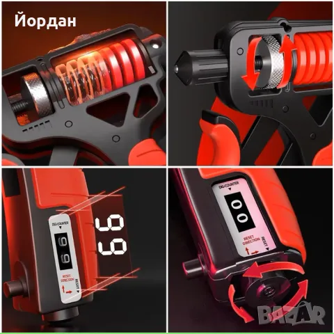 Професионална фитнес ръкохватка за предмишница, снимка 3 - Фитнес уреди - 48796582