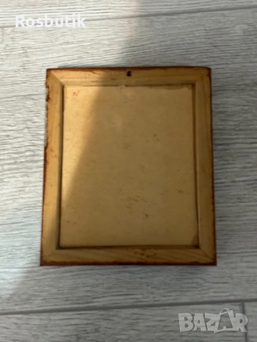 Старинна  съветска картина  с кехлибар , снимка 7 - Картини - 53353127